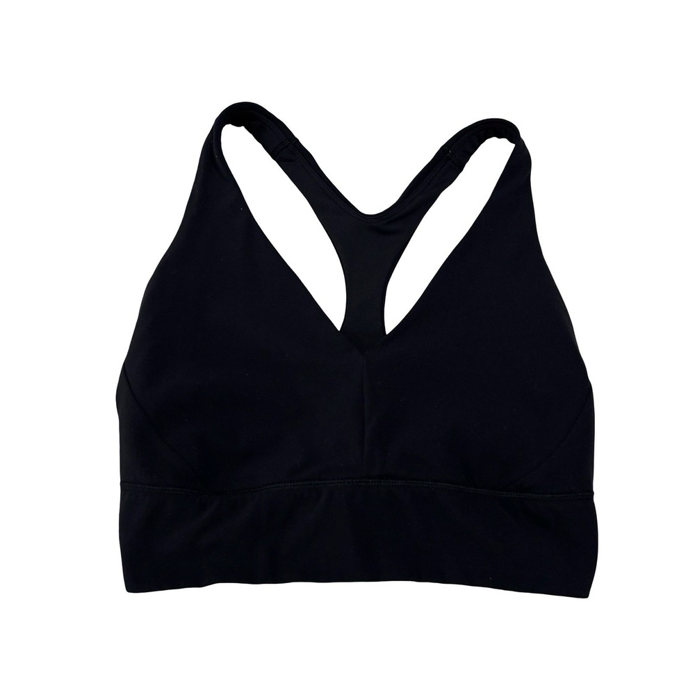 Athleta Women's‎ Sports Bra Black Measures 13 x 13